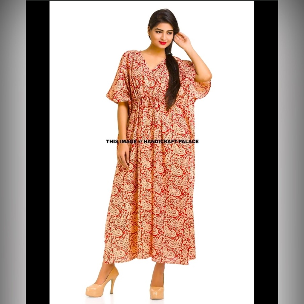 Handicraft Palace Hand Crafted Beach Cover/Kaftan